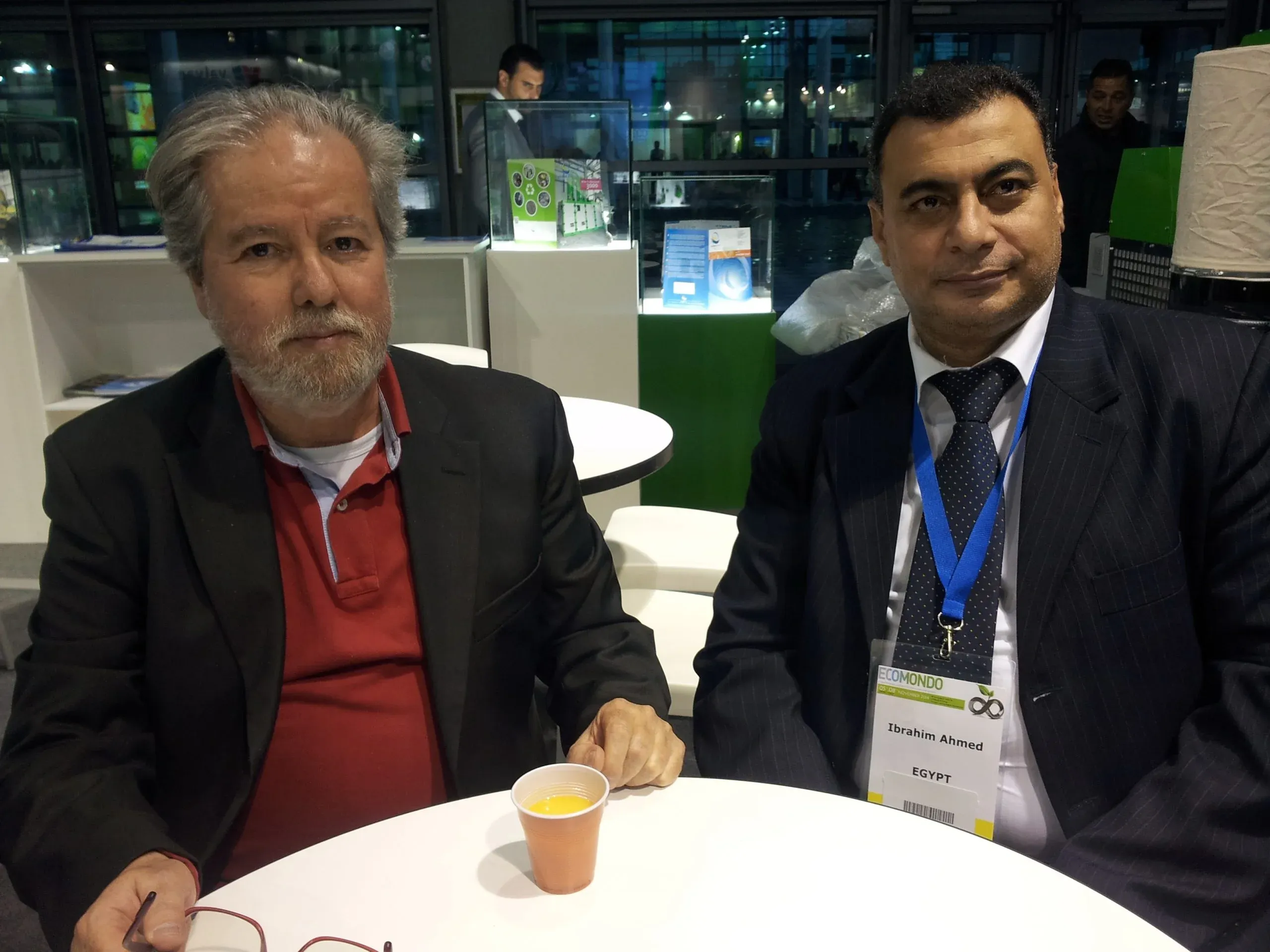 EERC meeting at a recycling trade fair